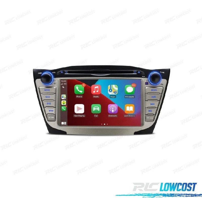 Radio GPS Android 12 PARA Hyundai Tucson IX35 09-15