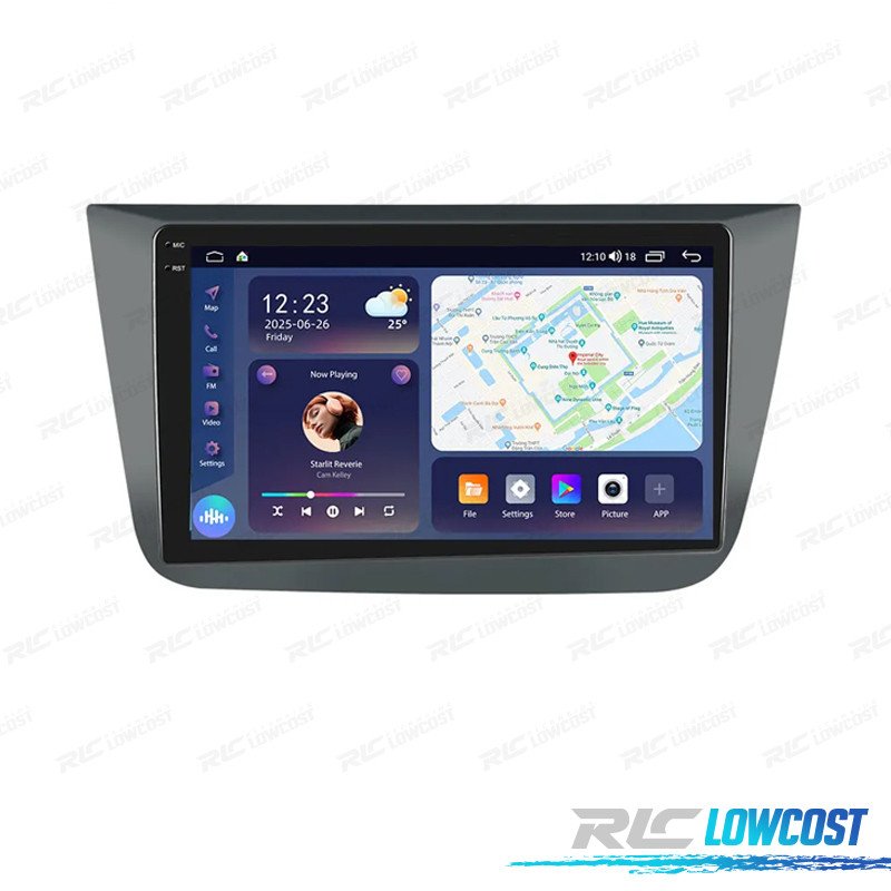 Radio GPS Android 13 SEAT Altea 04-16
