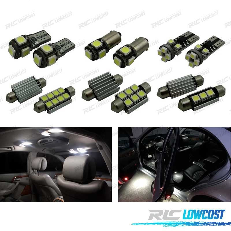KIT 26 Bombillas LED Interior Mercedes Clase E W211 02-08 | TDH Performance