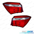 Pilotos PARA Toyota Corolla Sedán 4P 13-17 Blanco ROJO