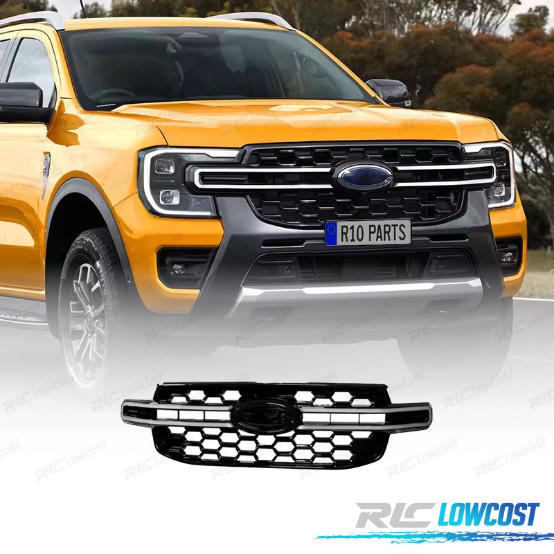 Parrilla FORD Ranger 23- Negro Brillo | TDH Performance