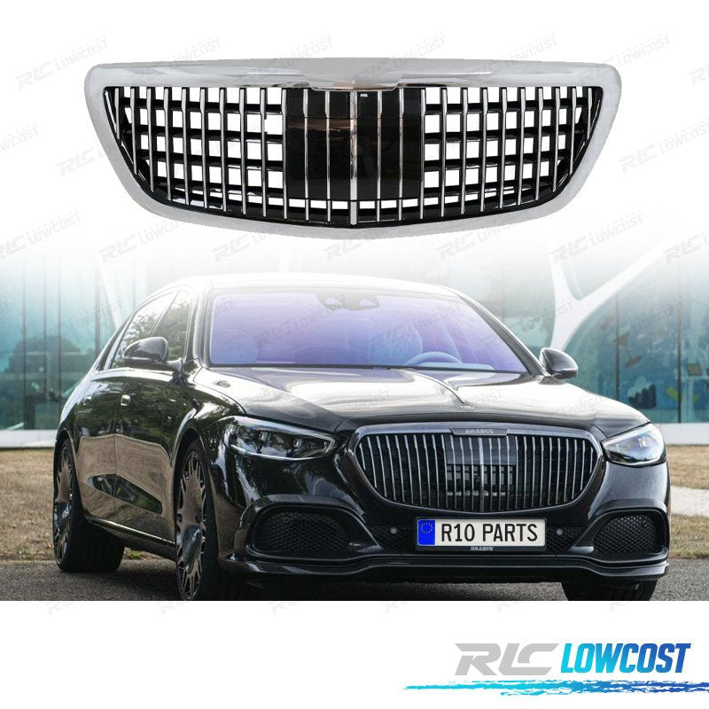 Parrilla Mercedes W222 18-20 LOOK Maybach Negro Cromo | TDH Performance