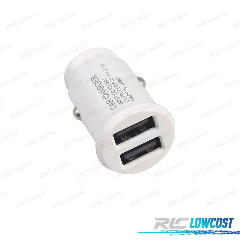 Cargador USB Mechero Blanco | TDH Performance