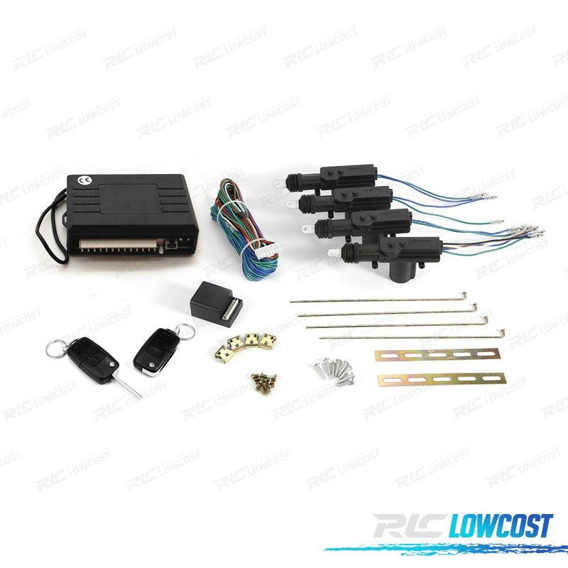 Cierre Centralizado Universal CON Motores Y 2 Mandos CON Espadin Plegable