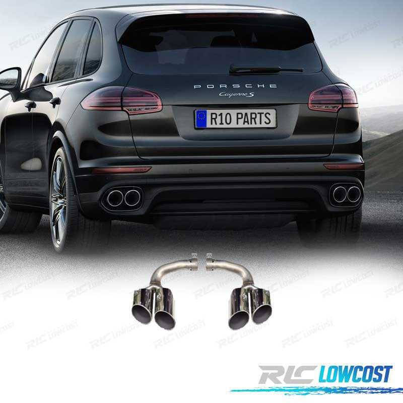 Colas Escape Porsche Cayenne 17- LOOK S Cromo | TDH Performance