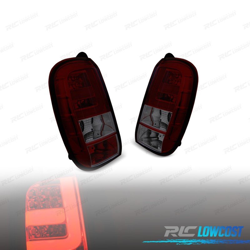 Pilotos Dacia Duster 10-13 Light BAR ROJO Ahumado | TDH Performance