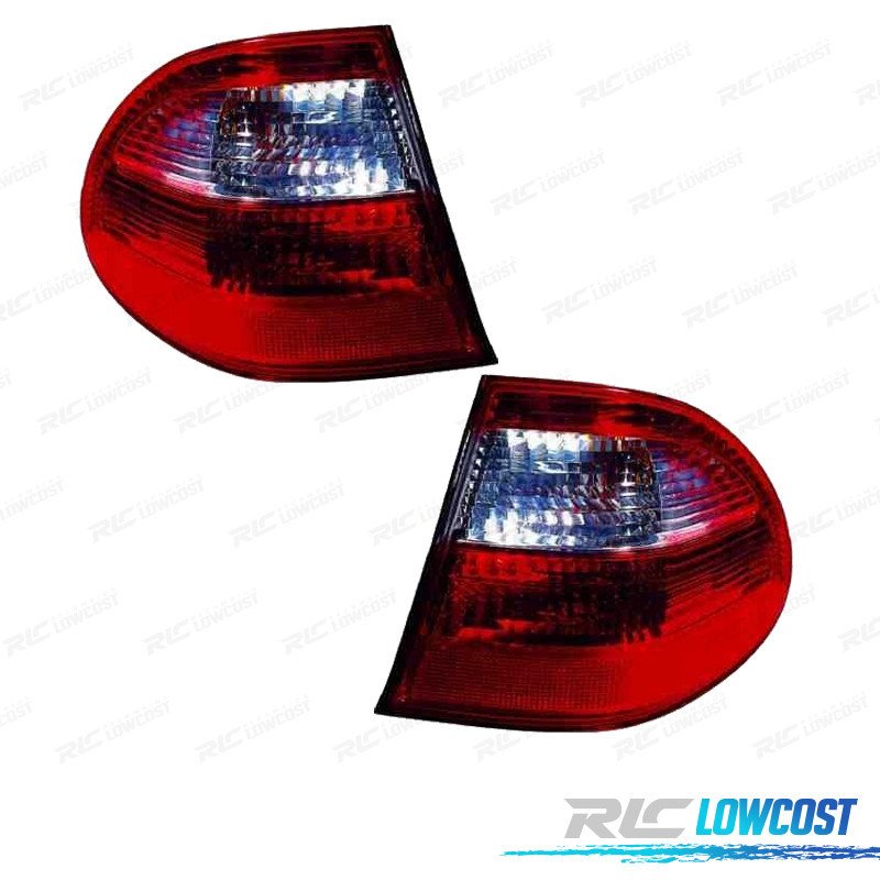 Pilotos PARA Mercedes W211 Clase E Wagon 02-06 Blanco ROJO