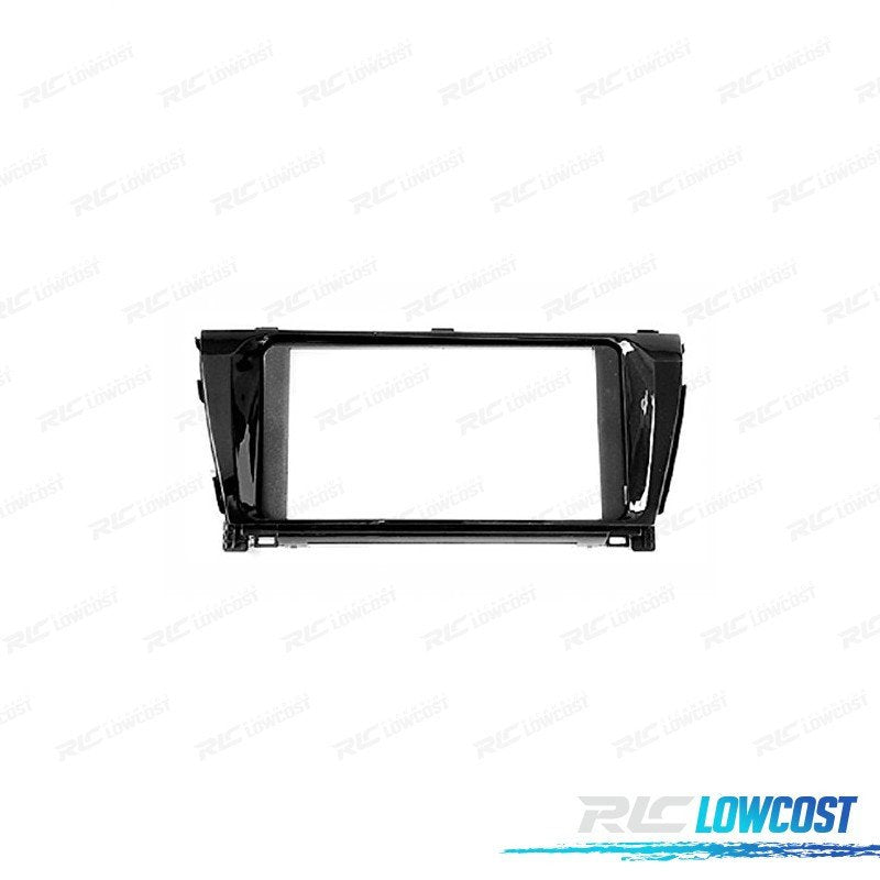 Marco Negro Brillo Radio 2-din PARA Toyota Corolla 13-16