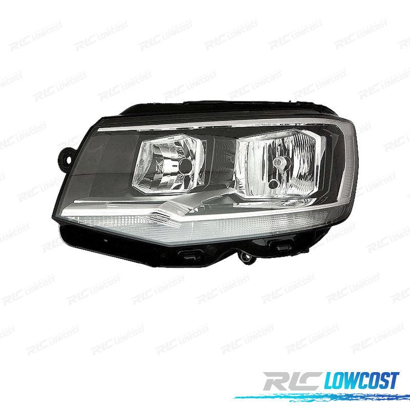 FARO IZQ PARA Volkswagen VW Transporter T6 15-19 Negro
