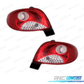 Pilotos Peugeot 206 PLUS 09-13 Blanco ROJO