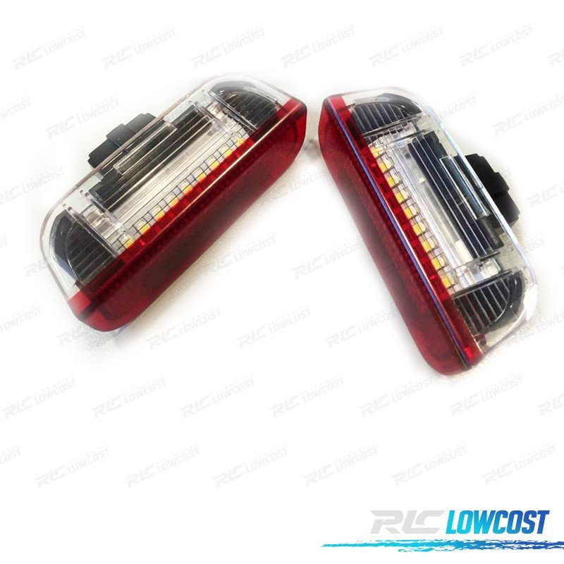 Plafones LED Puertas Delanteras Volkswagen VW GOLF Passat Jetta Scirocco Sharan Touareg Superb | TDH Performance
