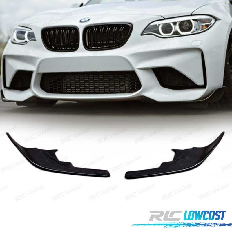 Splitters Paragolpes BMW F22 F23 F87 M2 F30 F31 Negro | TDH Performance