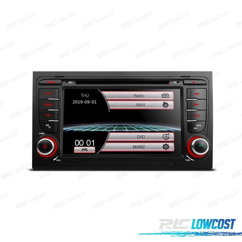 Radio Navegador 7" AUDI A4 B6 B7 00-07 USB GPS Tactil HD