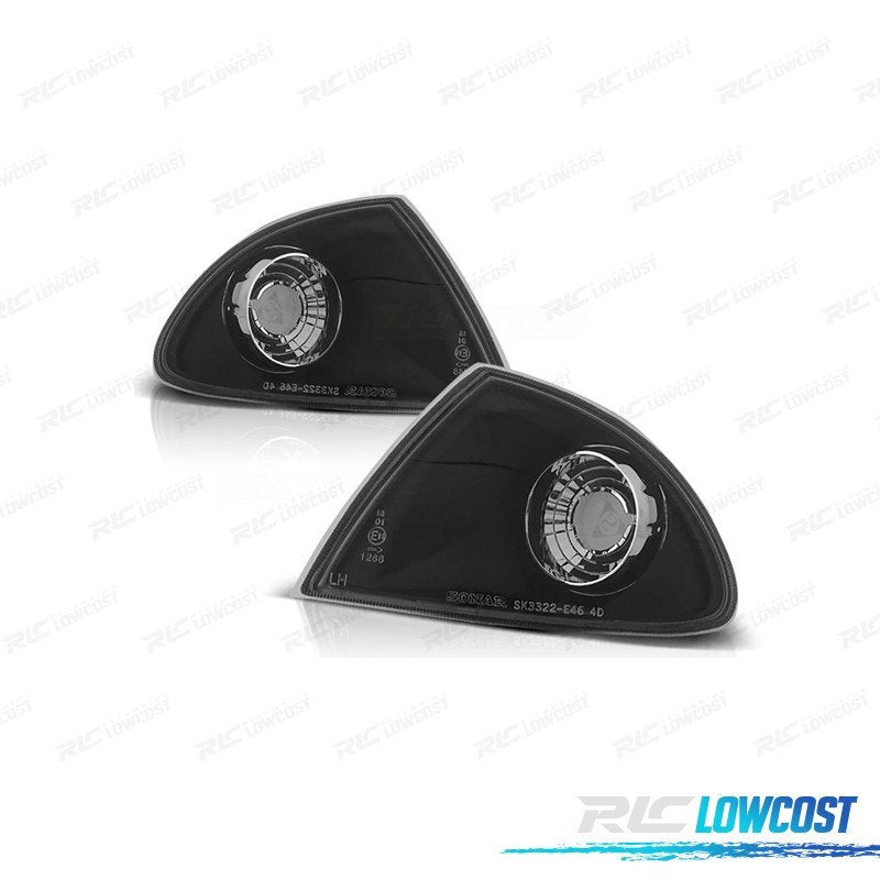 Intermitentes Frontales BMW E46 Berlina E46 98-01 Fondo Negro | TDH Performance