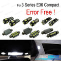 KIT 16 Bombillas LED Interior BMW Serie 3 E36 Hatchback Compacto 316G 316I 318tds 318ti 323ti 94-00 | TDH Performance