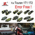 KIT 18 Bombillas LED Interior PARA Volkswagen VW Volkswagen VW Touran 1T1 1T2 2003-2010 | TDH Performance