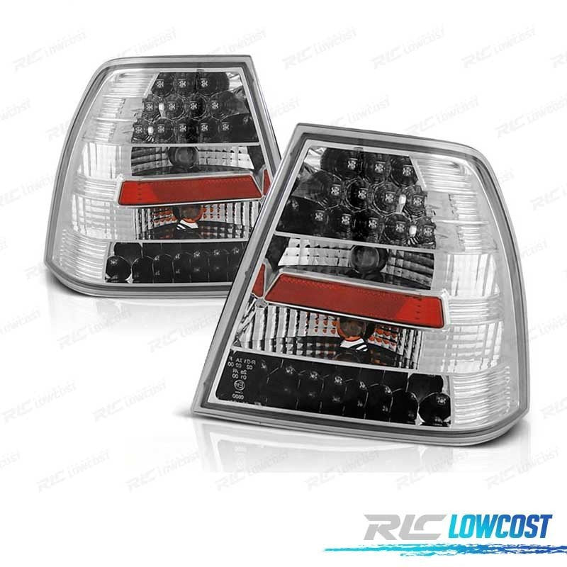 Pilotos Volkswagen VW BORA 98-05 LED Fondo Cromo | TDH Performance