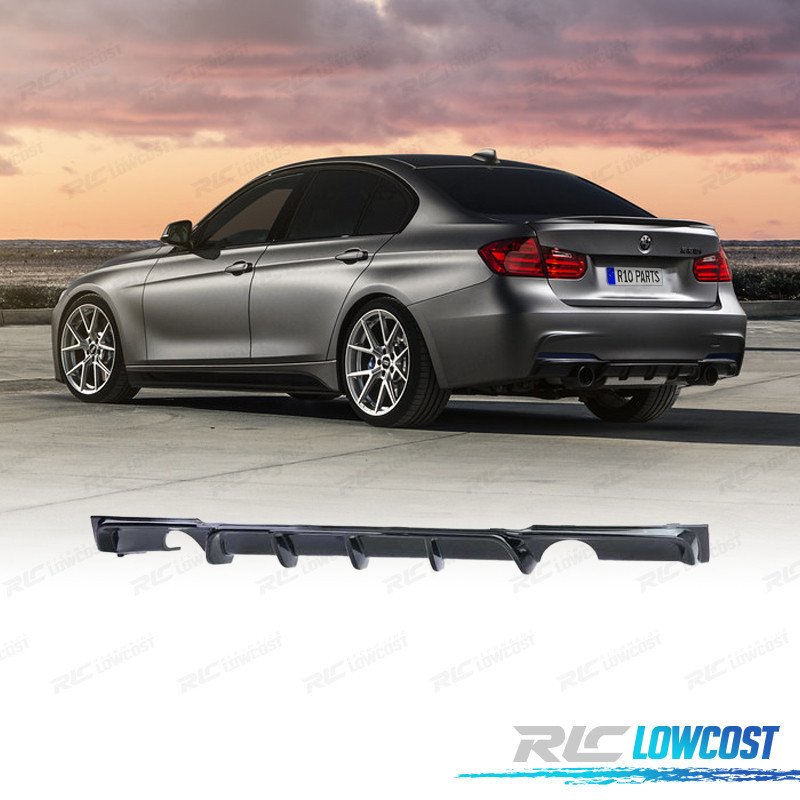 Difusor BMW F30 F31 LOOK M Performance Negro Brillo O--O | TDH Performance