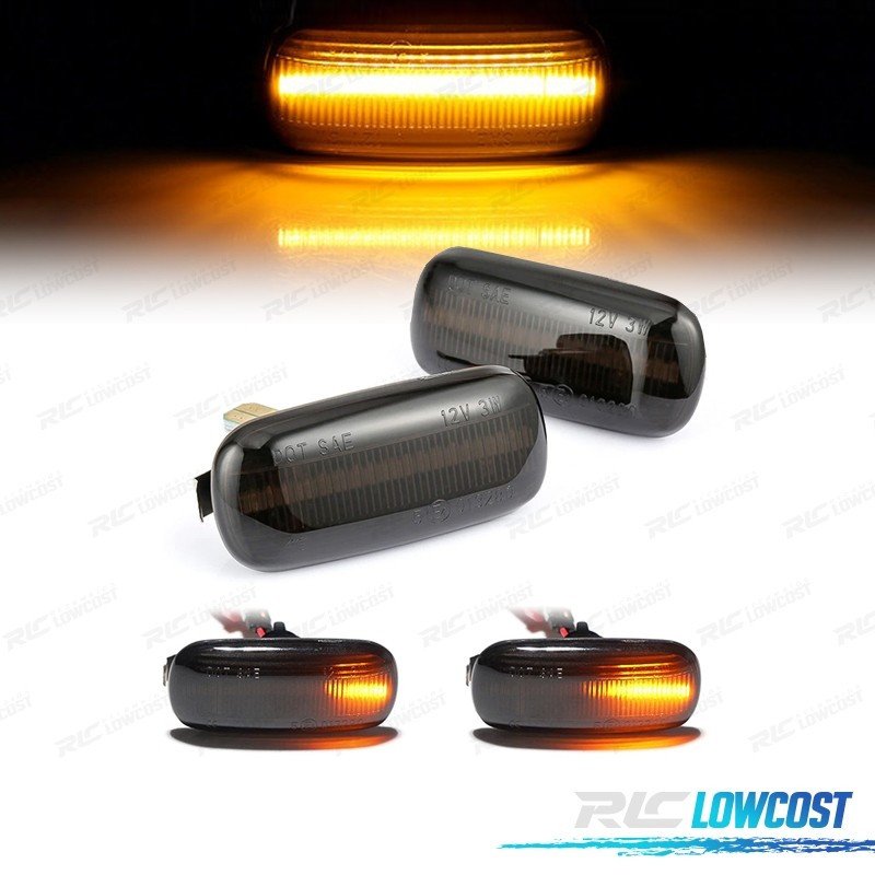 Intermitentes AUDI A4 B6 00-04 A4 B7 11.04-08 Laterales Dinamicos LED Ahumado | TDH Performance