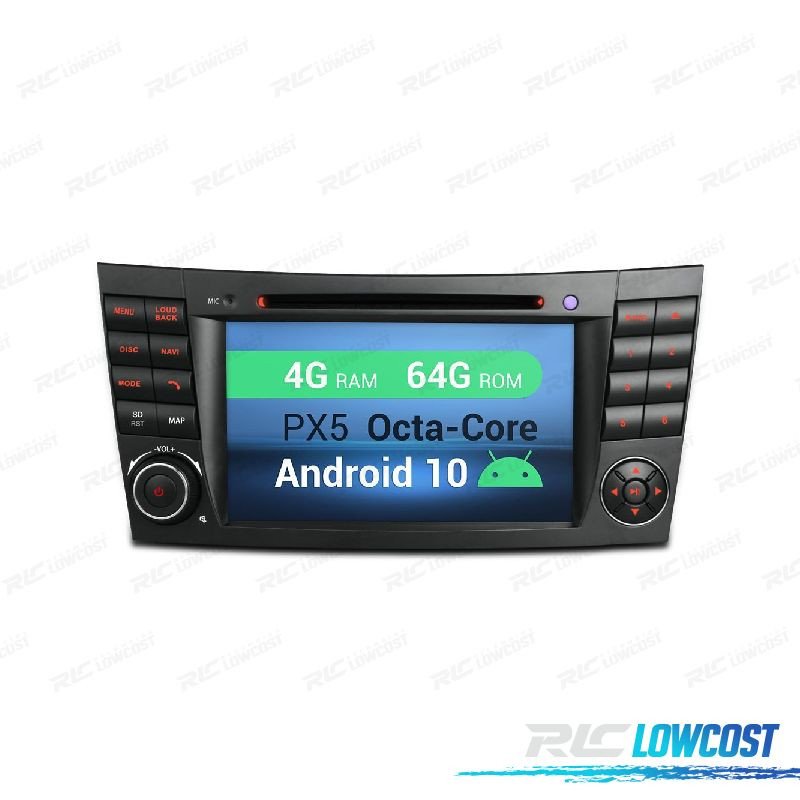 Radio GPS Android 10 PARA Mercedes CLS W219 05-06 E W211 02-09