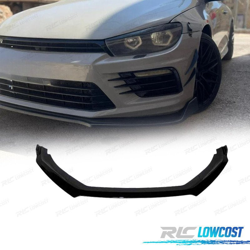 Spoiler LIP Volkswagen VW Scirocco 15- LOOK R Negro Brillo | TDH Performance