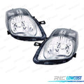 Faros Toyota Yaris 09-10 Fondo GRIS + Motor