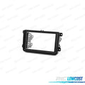 Marco Negro Radio 2-din PARA SEAT Altea LEON Toledo Skoda Fabia Octavia Superb Volkswagen VW Tiguan GOLF Passat Polo...