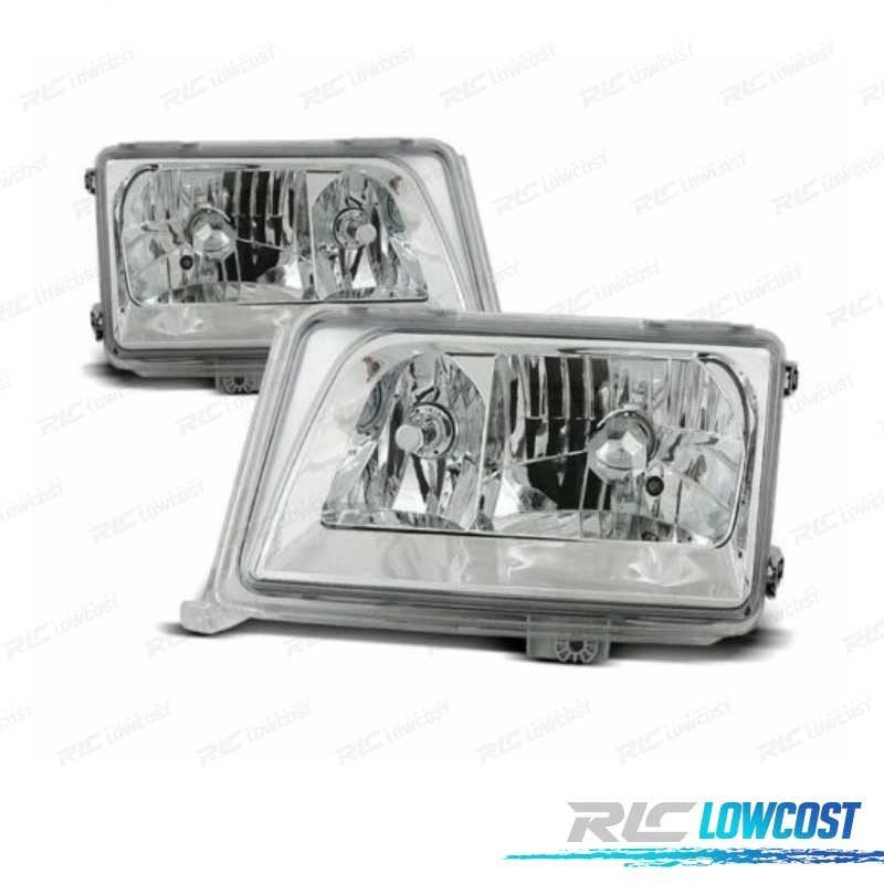 Faros Mercedes Clase E W124 93-95 Fondo Cromo | TDH Performance