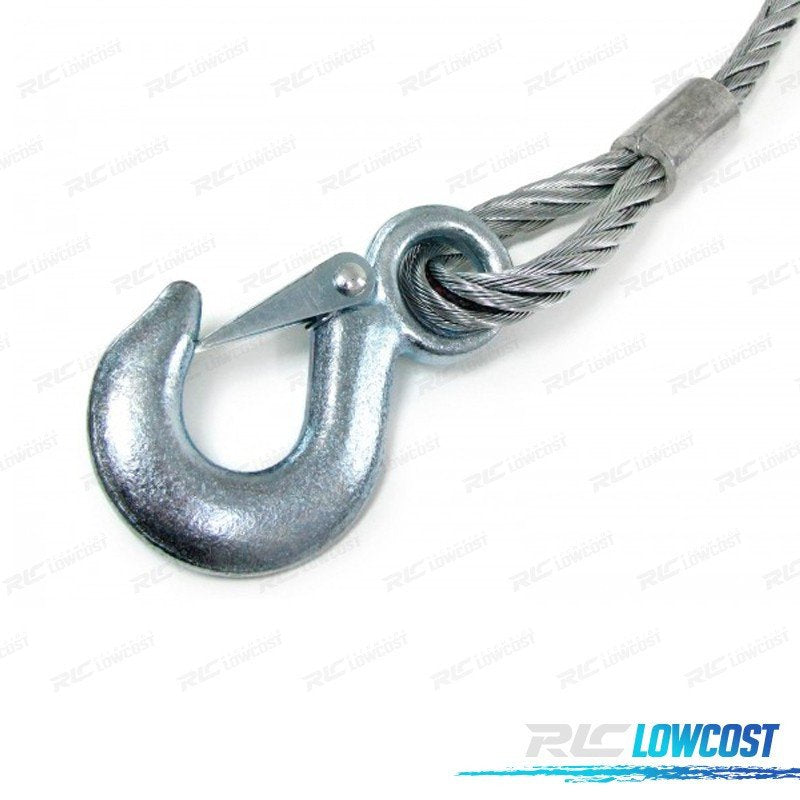 Cable DE Acero Remolque CON Doble Gancho