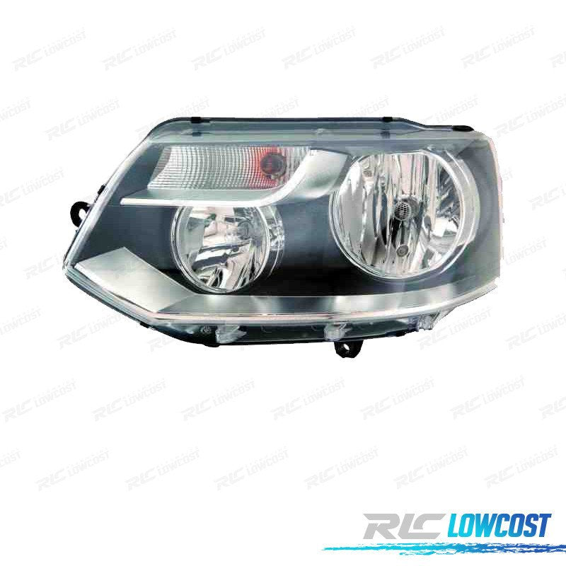 FARO IZQ PARA Volkswagen VW Transporter T5 10- Negro