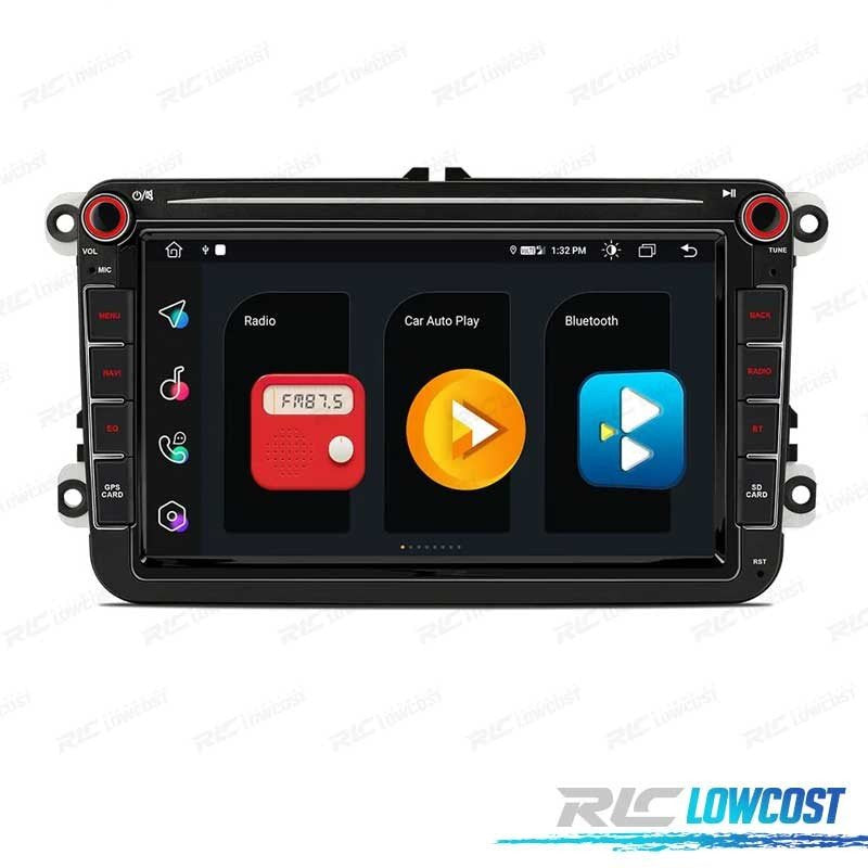 Radio GPS Android 11 PARA Volkswagen VW SEAT Skoda Octacore 4GB Ram+64gb ROM