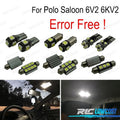 KIT 11 Bombillas LED Interior PARA Volkswagen VW POLO Clásico Saloon 6V2 6KV2 95-02 | TDH Performance