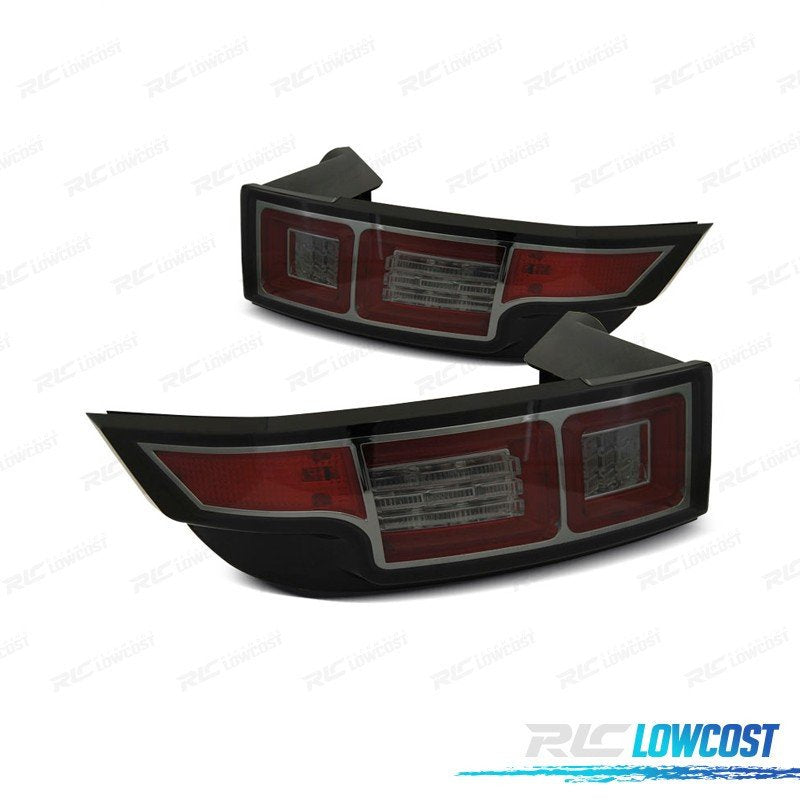 Pilotos Range Rover Evoque Light BAR Fondo Cromo Ahumado | TDH Performance