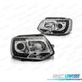 Faros TRU DRL PARA Volkswagen VW T5 10-15 Cromados