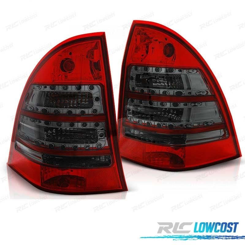 Pilotos Mercedes Clase C W203 00-07 ROJO Blanco LED | TDH Performance
