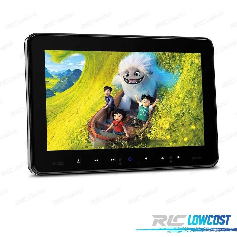 Pantalla Reposacabezas 9" Pulgadas DVD SD USB HDMI AV IN OUT Juegos 32 BITS