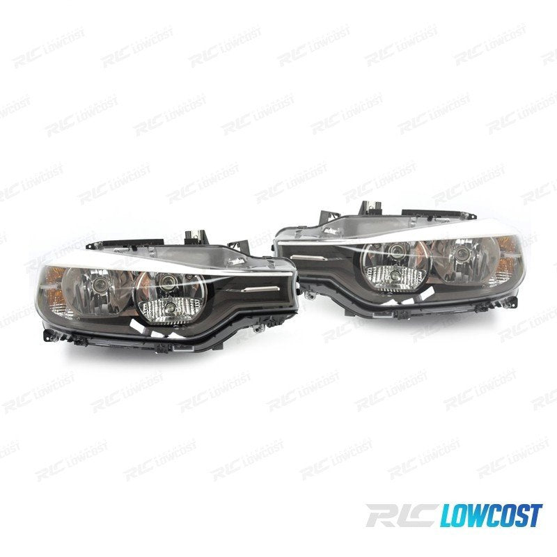Faros BMW F30 F31 11-15 Fondo Negro | TDH Performance