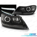Faros Skoda Octavia 08-12 LUZ Diurna REAL DRL Negros