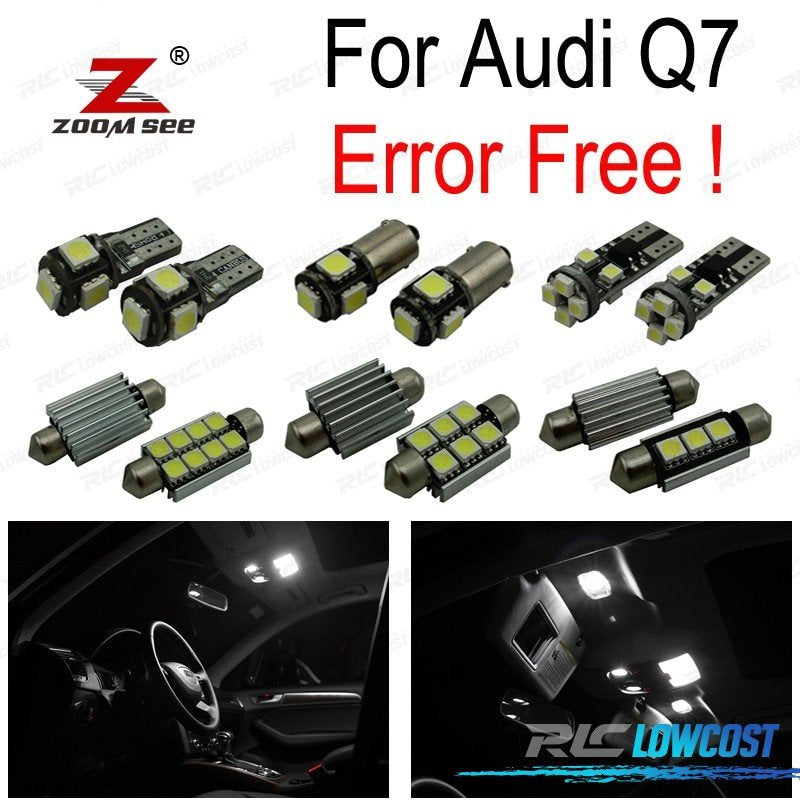 KIT 24 Bombillas LED Interior AUDI Q7 4L S LINE 2005 -2014 | TDH Performance