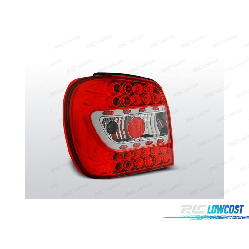 Pilotos LED PARA Volkswagen VW POLO 6N 94-99 ROJO Blanco LED | TDH Performance