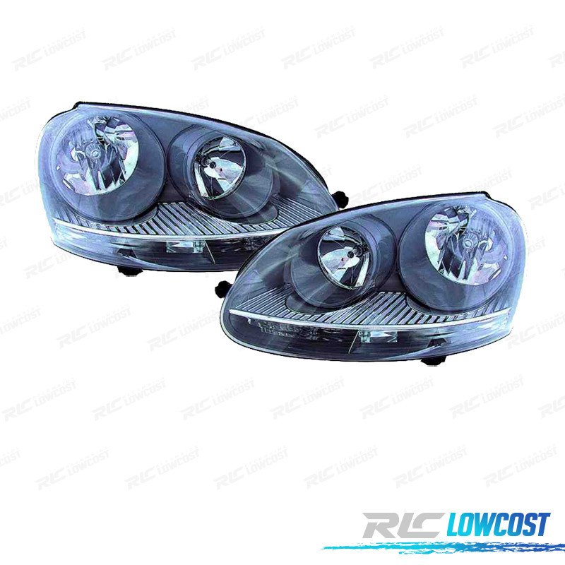 Faros Volkswagen VW GOLF V 03-08 Fondo GRIS