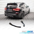 Spliters Traseros BMW X3 G01 LCI 21-24 Negro Brillo