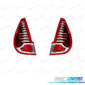 Pilotos Renault Scenic III 09-12 Blanco ROJO