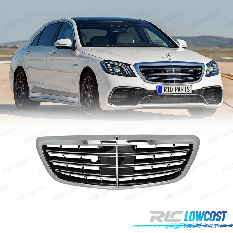 Parrilla Mercedes W222 18-20 LOOK S65 Negro Cromo ACC | TDH Performance