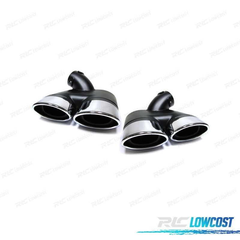Colas DE Escape Dobles Ovaladas Mercedes W211 02-09 LOOK AMG Diesel | TDH Performance