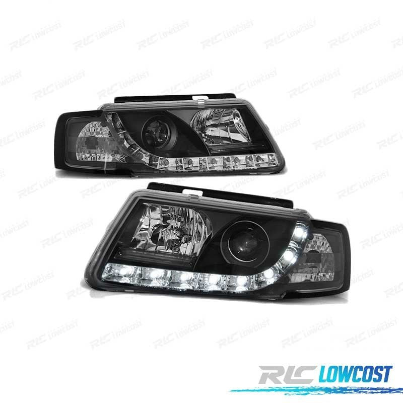 Faros Volkswagen VW Passat B5 3B 96-00 TRU DRL LUZ Diurna Negro
