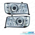 Faros + Intermitente Mercedes Clase E W124 85-93 Fondo Cromo | TDH Performance
