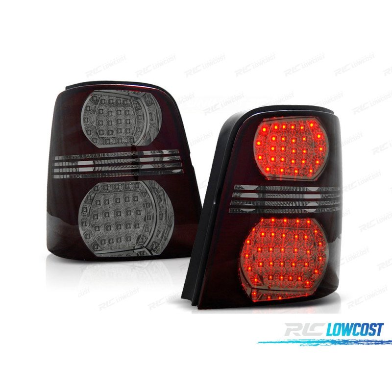Pilotos LED Volkswagen VW Touran 03-10 ROJO Ahumado LED | TDH Performance