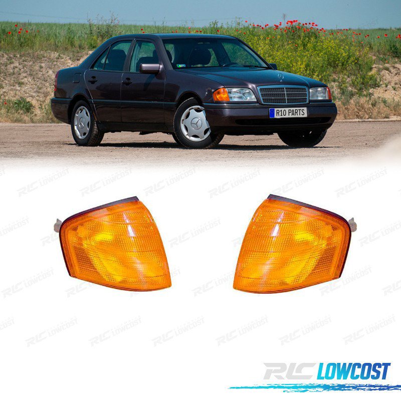 Intermitentes Frontales Mercedes W202 93-00 Cristal Amarillo