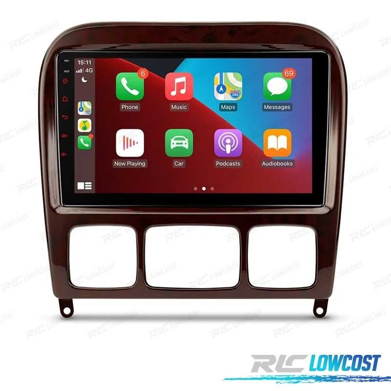 Radio GPS Android 13 Mercedes Clase S W220 98-05